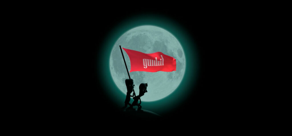 A still of GunHil's Raising the Flag Logo